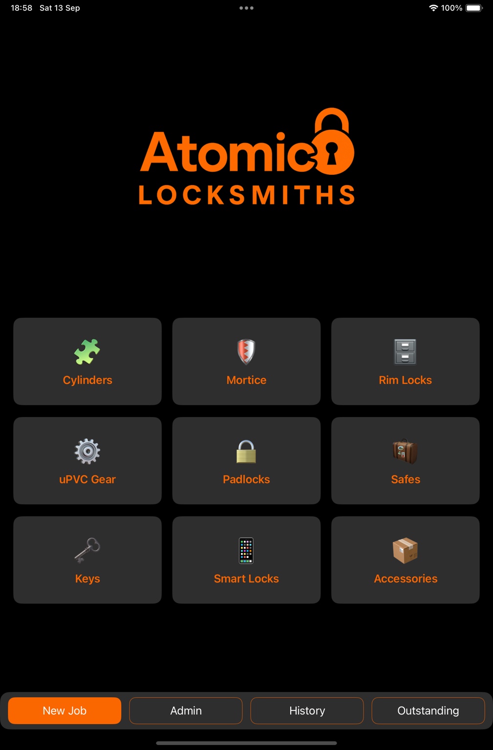 Atomic Locksmiths POS & Invoicing App